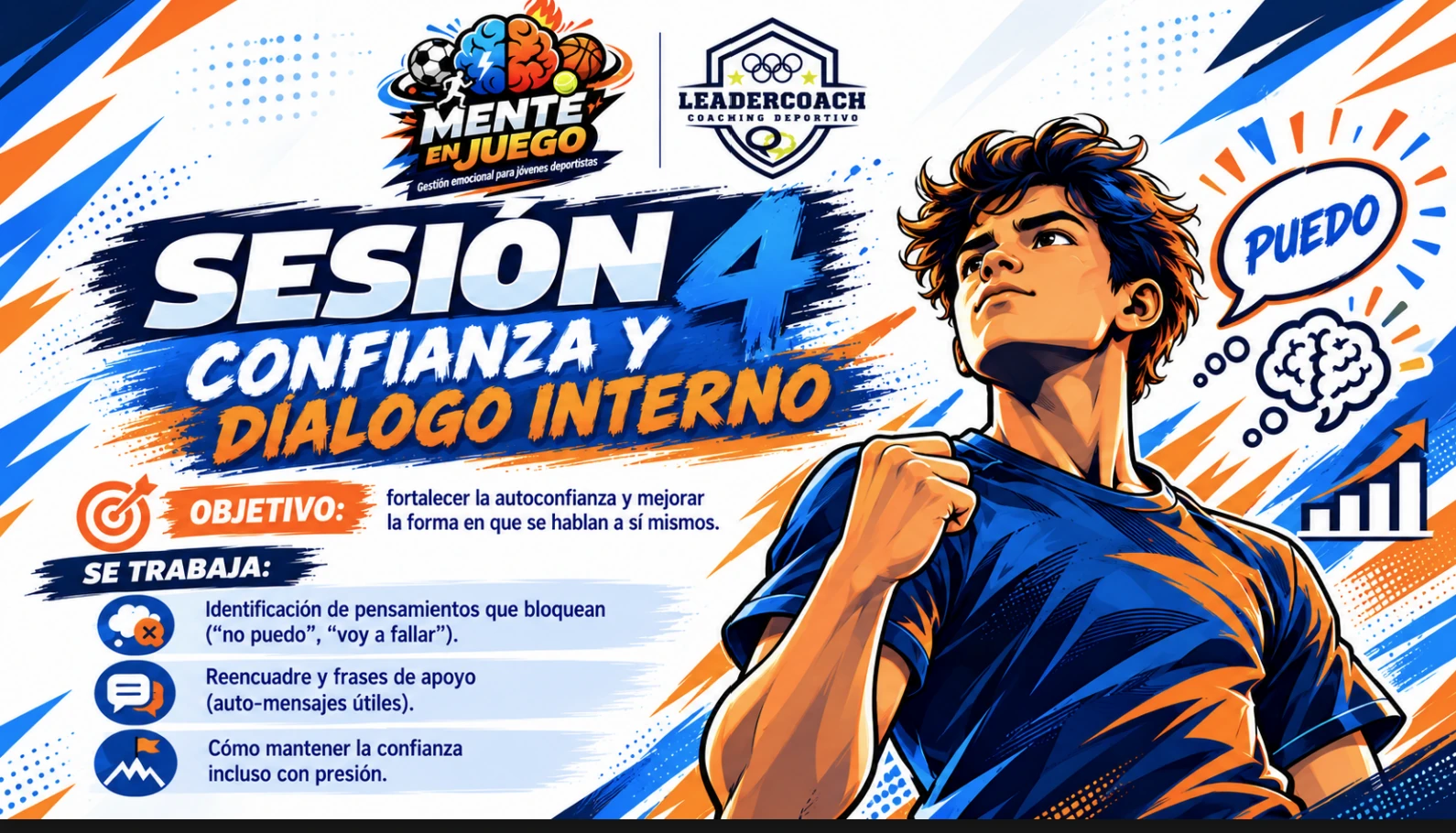 Muestra de material de sesión de Mente en Juego