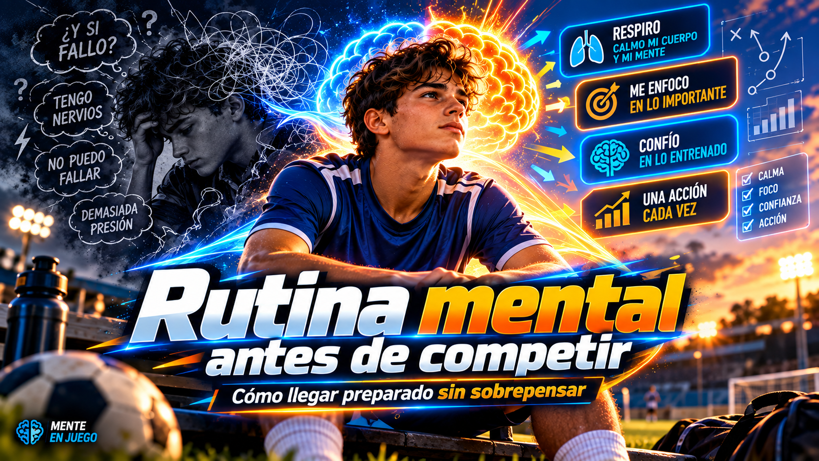 Rutina mental antes de competir: cómo llegar preparado sin sobrepensar